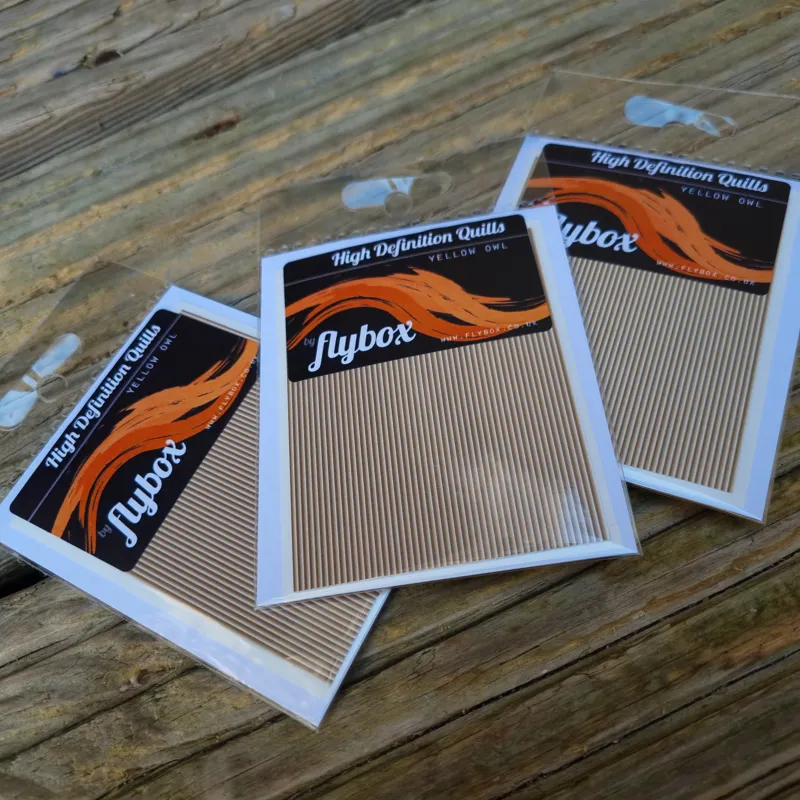 Flybox High Definition Quills in Yellow Owl-2